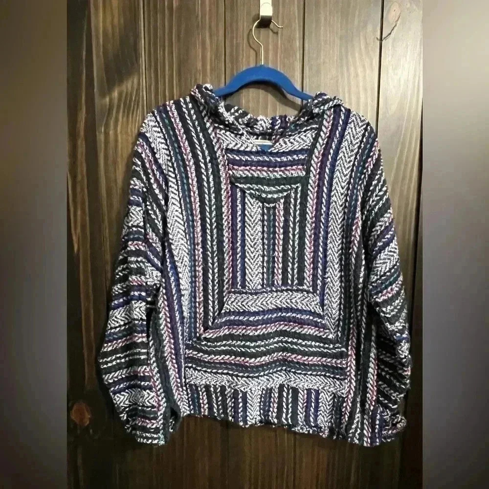 BAJA JOE Woven Baka Hoodie. Size: Medium - Picture 2 of 4